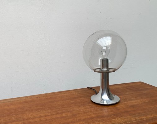 Vintage Space Age Globe Table Lamp, 1970s-UAH-1264042