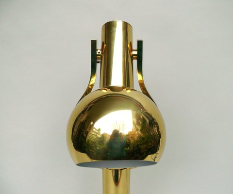 Vintage Space Age Table Lamp in Brass, 1970s-EY-1790952