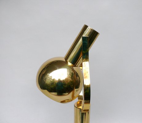 Vintage Space Age Table Lamp in Brass, 1970s-EY-1790952