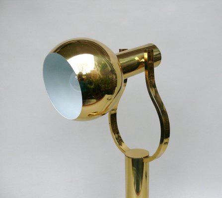 Vintage Space Age Table Lamp in Brass, 1970s-EY-1790952