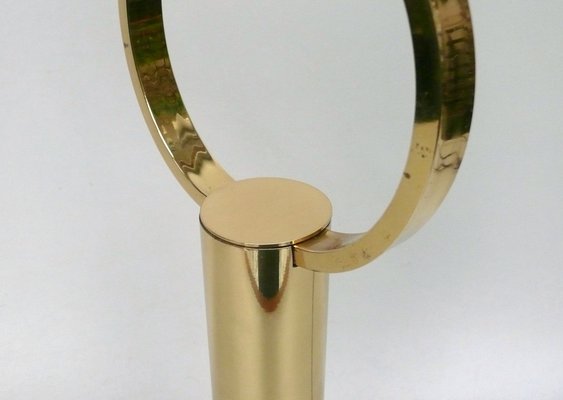 Vintage Space Age Table Lamp in Brass, 1970s-EY-1790952