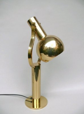 Vintage Space Age Table Lamp in Brass, 1970s-EY-1790952