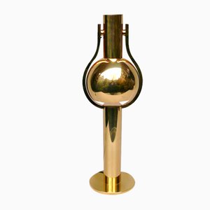 Vintage Space Age Table Lamp in Brass, 1970s-EY-1790952