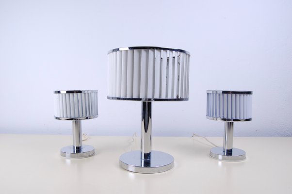 Vintage Space Age Table Lamps, 1970s, Set of 3-XSG-1251555