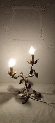 Vintage Spanish Bronze Table Lamp, 1960s-RGF-1767940