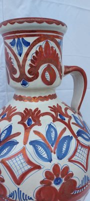 Vintage Spanish Glazed Ceramic Vases, Set of 2-QLH-884998