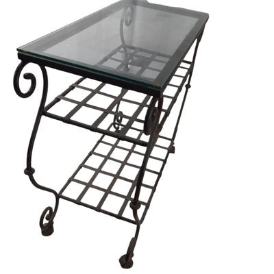 Vintage Spanish Iron Food & Drink Trolley-TCS-1250202