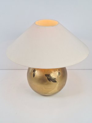 Vintage Sphere Brass Table Lamp by Louis Drimmer, France, 1970s-AXJ-1700539