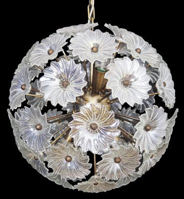 Vintage Sputnik Italian Crystal Chandelier, 1980-OVO-1665069