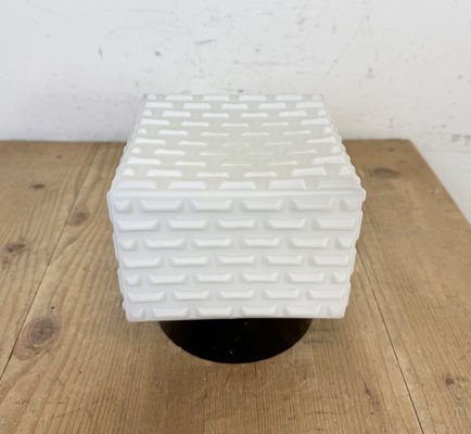 Vintage Square Milk Glass Wall Light, 1970s-CGF-2043846