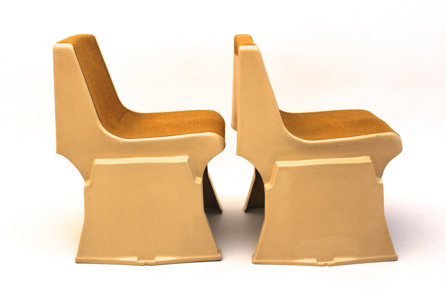 Vintage Stacking Side Chairs by Günther Domenig, 1968, Set of 2