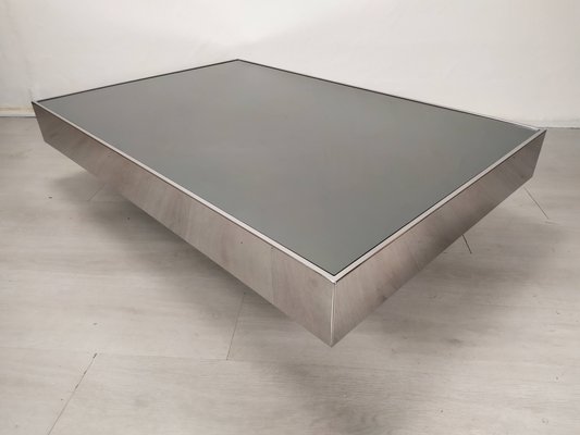 Vintage Stainless Steel Coffee Table, 1970s-EAD-2032375