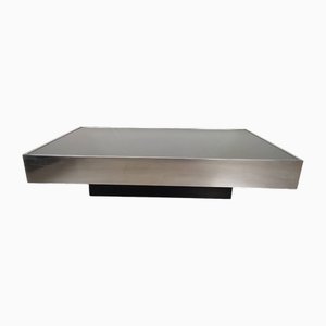 Vintage Stainless Steel Coffee Table, 1970s-EAD-2032375