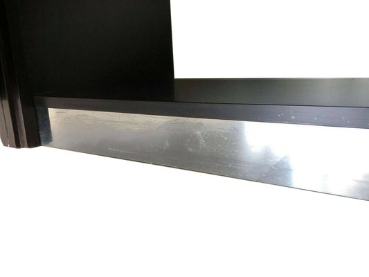 Vintage Steel Glass Coffee Table by David Hicks, 1970s-ZLY-581191