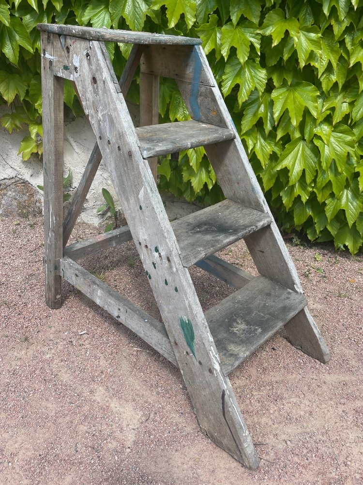 Vintage Step Ladder, 1950s