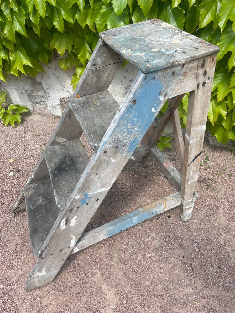 Vintage Step Ladder, 1950s