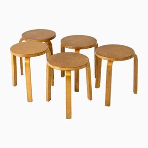 Vintage Stools by Alvar Aalto, 1940s-NL-1718957