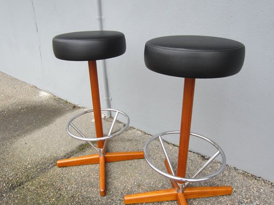 Vintage Stools by Börje Johanson, 1950s, Set of 2-YDZ-1823907