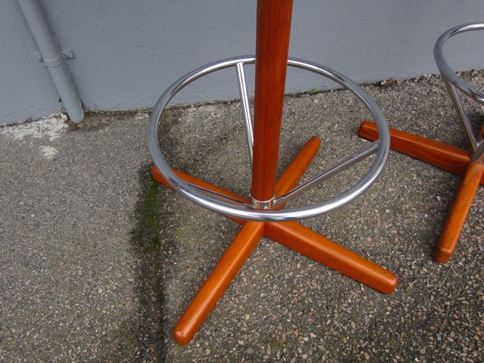 Vintage Stools by Börje Johanson, 1950s, Set of 2-YDZ-1823907