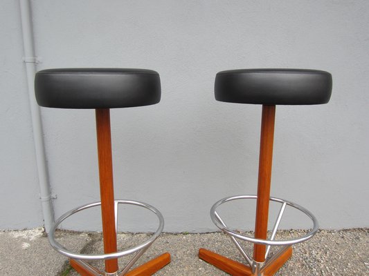 Vintage Stools by Börje Johanson, 1950s, Set of 2-YDZ-1823907