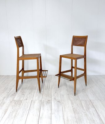 Vintage Stools by Gio Ponti, 1950, Set of 2-NWG-1800410