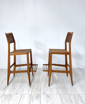 Vintage Stools by Gio Ponti, 1950, Set of 2-NWG-1800410