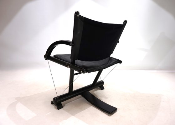 Vintage String Leather Lounge Chair from Weishäupl Werkstätten, 1980-HUW-2026949