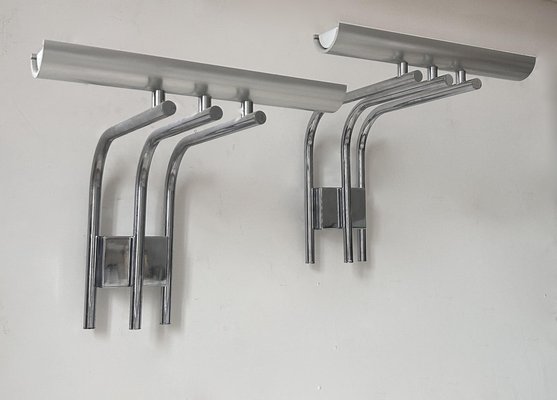 Vintage Studio Wall Lighting in Chrome Metal, 1978-KAI-1814471