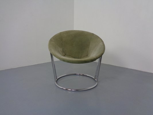 Vintage Suede Lounge Chair by Lusch Germany, 1960s-RDW-1292211