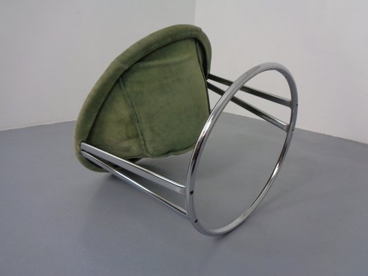 Vintage Suede Lounge Chair by Lusch Germany, 1960s-RDW-1292211