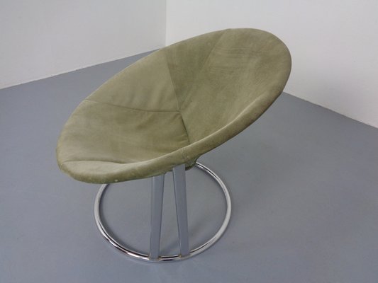 Vintage Suede Lounge Chair by Lusch Germany, 1960s-RDW-1292211