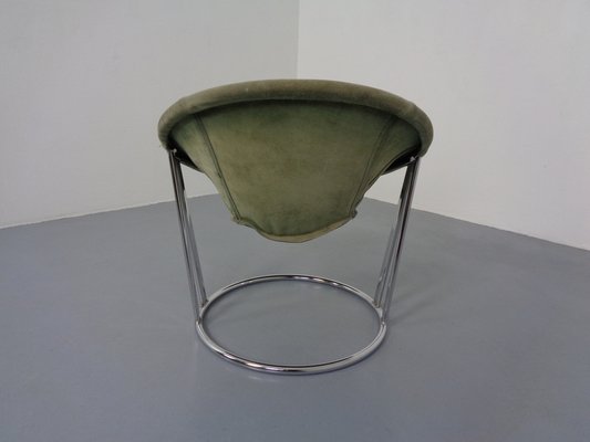 Vintage Suede Lounge Chair by Lusch Germany, 1960s-RDW-1292211