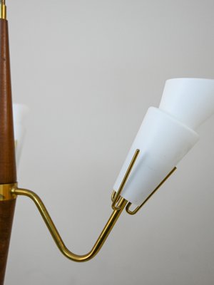 Vintage Suspension Lamp in Opaline Glass, 1960s-QWP-1791824