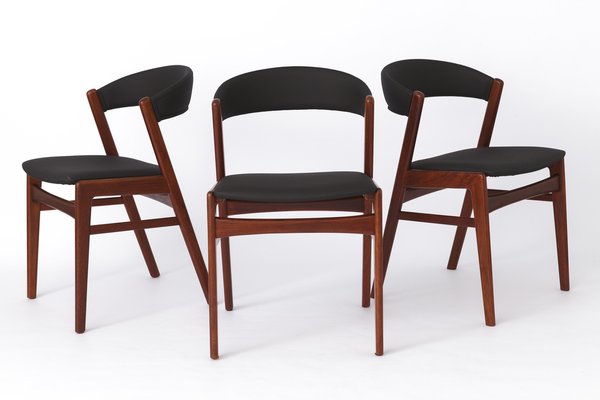 Vintage Swedish Chairs in Teak, 1960s, Set of 6-DOM-1782880