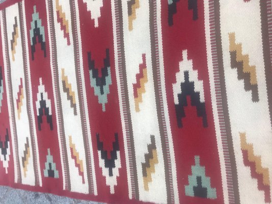 Vintage Swedish Flat Runner Kilim-YMM-1061648