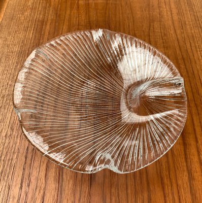 Vintage Swedish Glass Bowl from Pukeberg Glass, 1970s-UAH-1369567