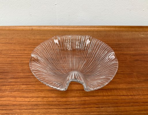 Vintage Swedish Glass Bowl from Pukeberg Glass, 1970s-UAH-1369567