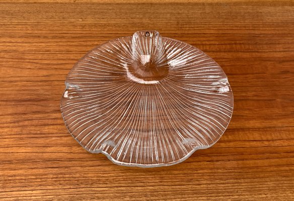 Vintage Swedish Glass Bowl from Pukeberg Glass, 1970s-UAH-1369567