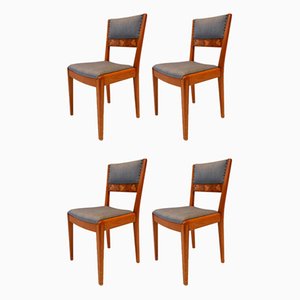 Vintage Swedish Grace Dining Chairs, Set of 4-OGU-838626