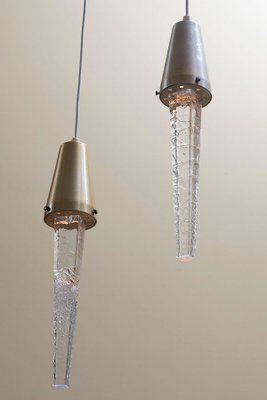 Vintage Swedish Icicle Lamp attributed to Atelje Engberg, 1960s, Set of 2-OYZ-1805335