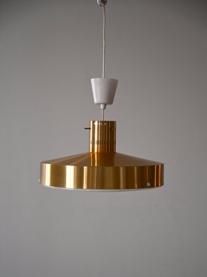 Vintage Swedish Metal Pendant Lamp, 1970s-QWP-2035876