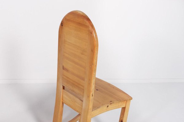 Vintage Swedish Solid Pine Chairs from Sven Larsson Möbelshop-KMC-976058