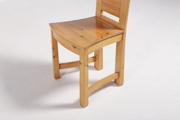 Vintage Swedish Solid Pine Chairs from Sven Larsson Möbelshop-KMC-976058