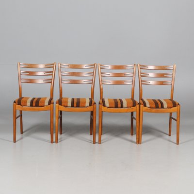 Vintage Swedish Teak Dining Chairs from Farstrup Møbler, 1980s, Set of 4-HJY-2020711