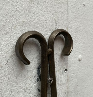 Vintage Swedish Wrought Iron Wall Candleholders from Ahrnebergs, Set of 2-UAH-1279405