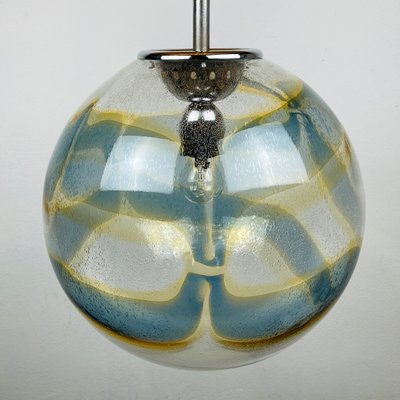 Vintage Swirled Murano Glass Pendant Lamp from Vistosi, Italy, 1970s-WQC-1383489