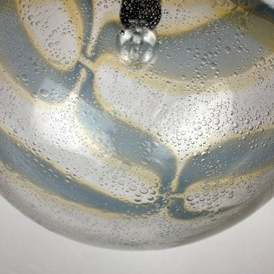 Vintage Swirled Murano Glass Pendant Lamp from Vistosi, Italy, 1970s-WQC-1383489