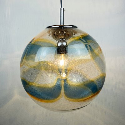 Vintage Swirled Murano Glass Pendant Lamp from Vistosi, Italy, 1970s-WQC-1383489