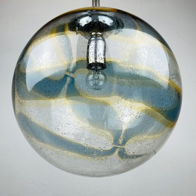 Vintage Swirled Murano Glass Pendant Lamp from Vistosi, Italy, 1970s-WQC-1383489