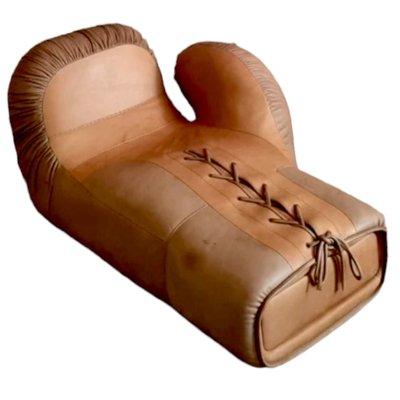 Vintage Swiss Leather Boxing Glove Chaise Longue from De Sede-TCS-1784197